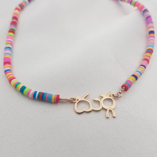 Bead Telugu Name Necklace - Beleco Jewelry