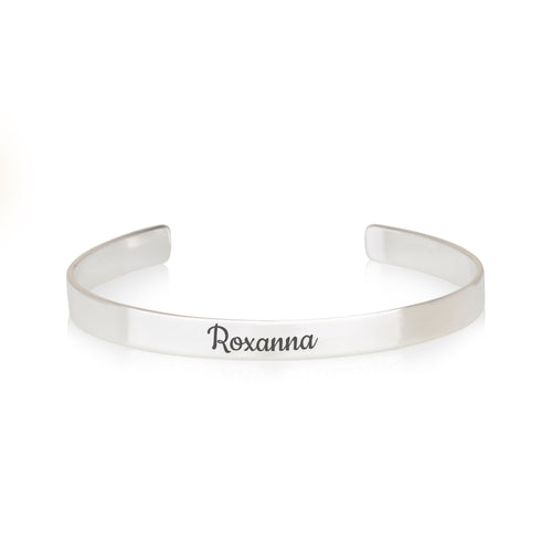 Custom Name Cuff Bracelet