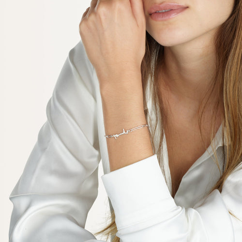Arabic Paperclip Bracelet - Beleco Jewelry