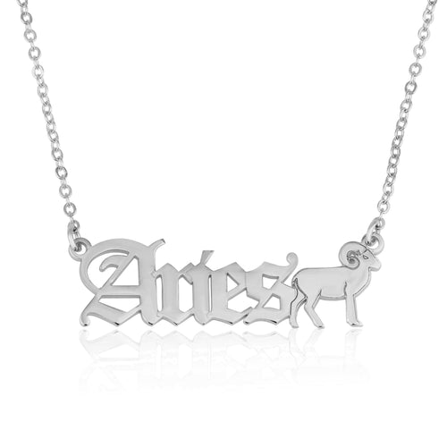 Aries Symbol Necklace - Beleco Jewelry