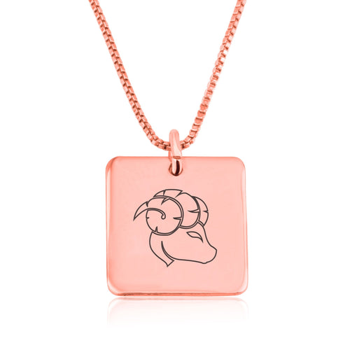 Aries Zodiac Necklace - Beleco Jewelry