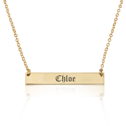 Customize Bar Necklace
