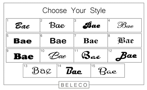 Bae Engraved Cuff Bracelet - Beleco Jewelry
