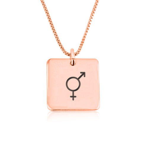 Bigender Pride Necklace - Beleco Jewelry