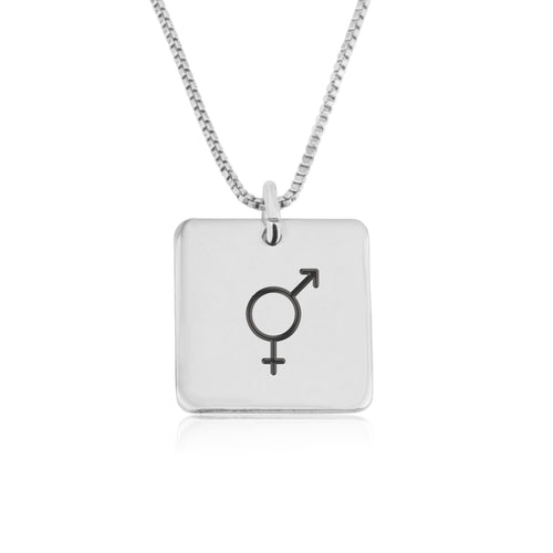 Bigender Pride Necklace - Beleco Jewelry