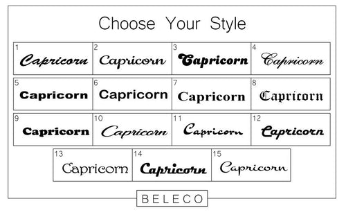 Capricorn Cuff Bracelet - Beleco Jewelry