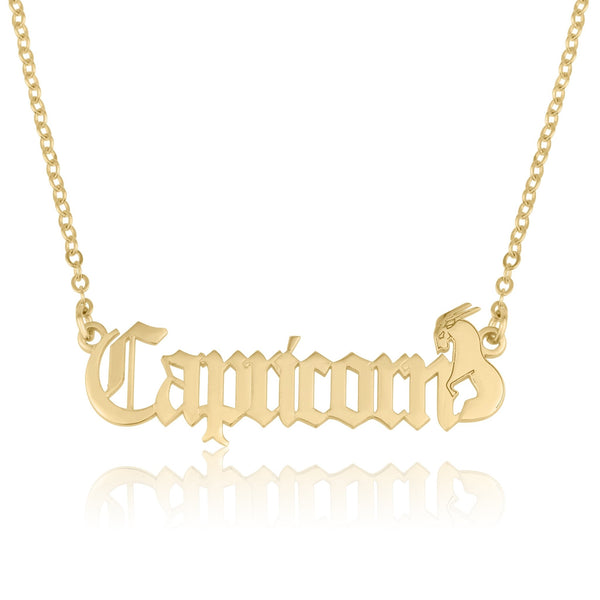 Capricorn Symbol Necklace