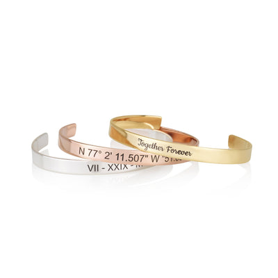 Custom Engraved Cuff Bracelet