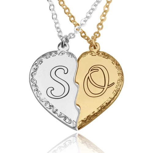 Custom Him And Her Necklace - Beleco Jewelry