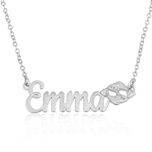 Custom Name Necklace With Pisces Zodiac Sign - Beleco Jewelry