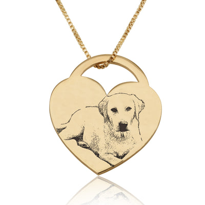 Customize Dog Picture Necklace