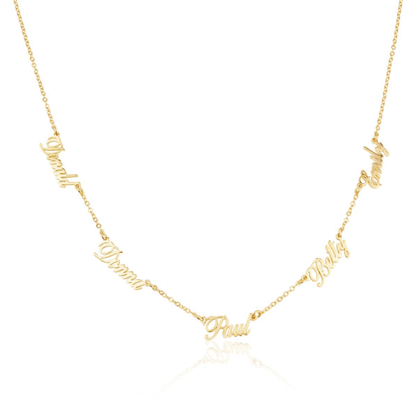 Five Name Necklace