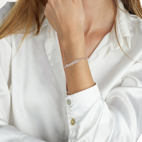 Greek Paperclip Bracelet - Beleco Jewelry