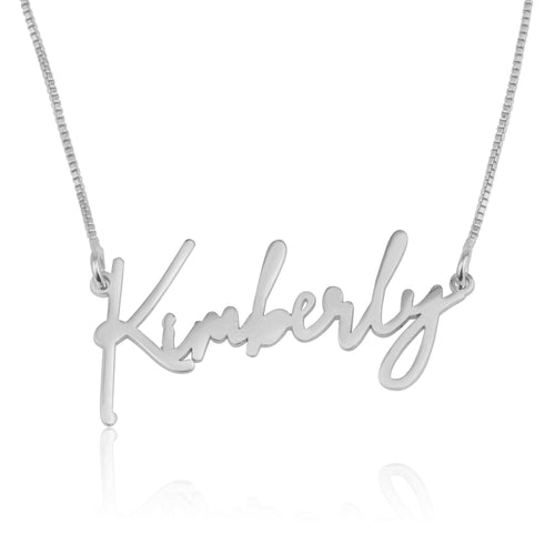 Handwriting Name Necklace - Beleco Jewelry
