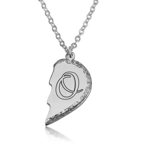 Him And Her Initial Necklaces - Beleco Jewelry