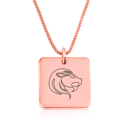 Leo Zodiac Necklace - Beleco Jewelry