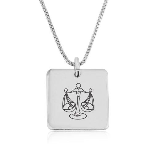 Libra Zodiac Necklace - Beleco Jewelry