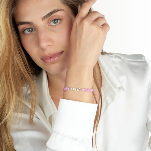 Macrame Thai Name Bracelet - Beleco Jewelry