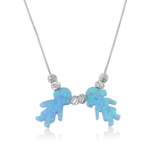 Opal Baby Pendants Necklace - Beleco Jewelry