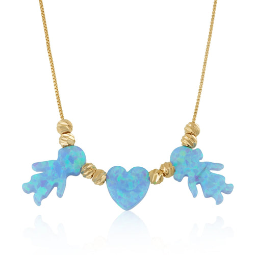 Opal Baby Pendants Necklace - Beleco Jewelry