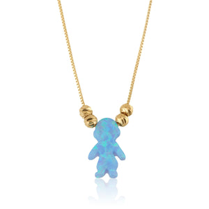 Opal Boy Necklace - Beleco Jewelry