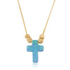 Opal Cross Necklace - Beleco Jewelry