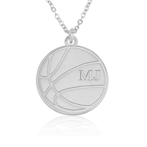 Personalized Basketball Name Necklace - Beleco Jewelry