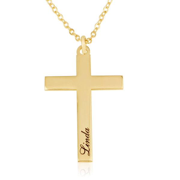 Personalized Cross Necklace