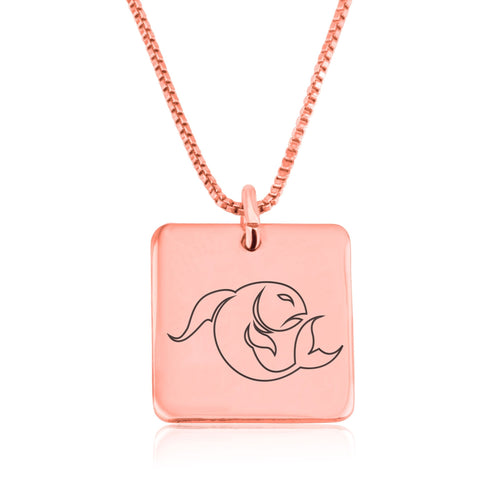 Pisces Zodiac Necklace - Beleco Jewelry