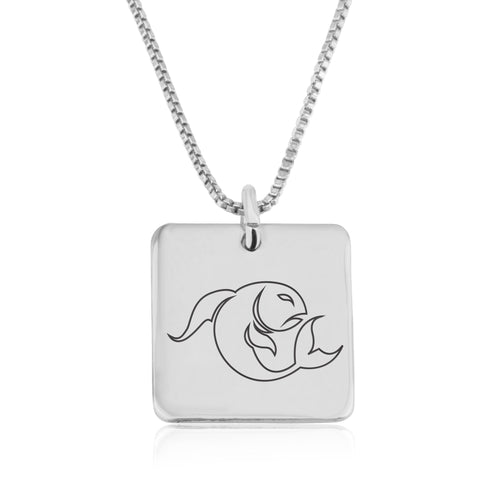 Pisces Zodiac Necklace - Beleco Jewelry