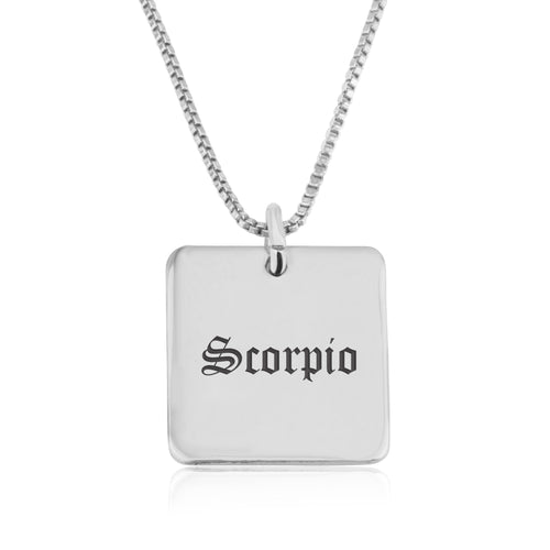Scorpio Charm Necklace - Beleco Jewelry