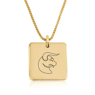 Taurus Zodiac Necklace