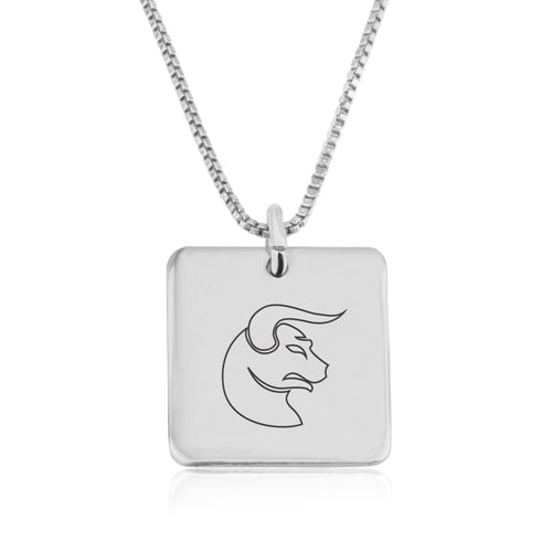 Taurus Zodiac Necklace - Beleco Jewelry