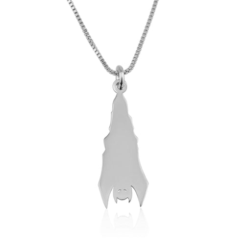 Upside Down Bat Necklace - Beleco Jewelry