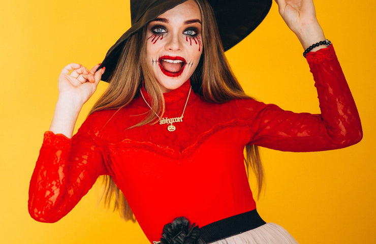 Zoom Halloween Party Costume Ideas:  How to accessorize your costume for a digital Halloween fete! - Beleco Jewelry
