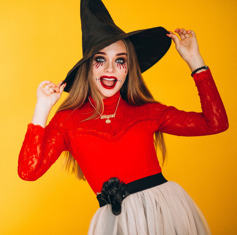 Zoom Halloween Party Costume Ideas:  How to accessorize your costume for a digital Halloween fete! - Beleco Jewelry