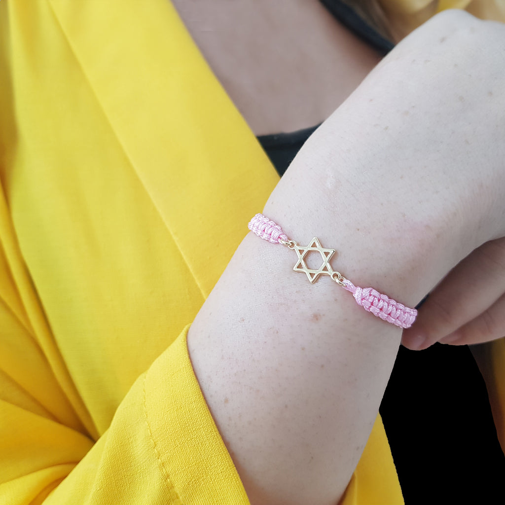Macrame Magen David Bracelet