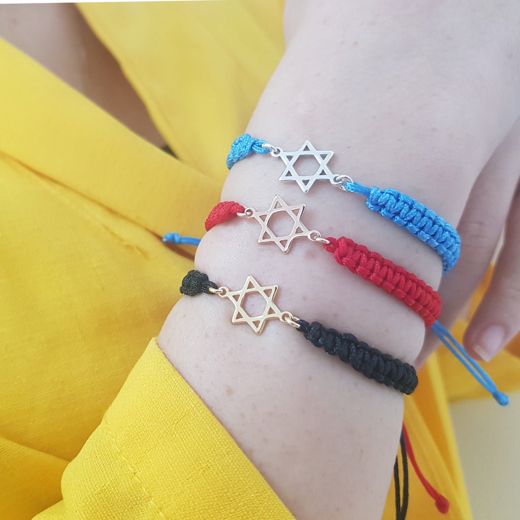 Macrame Magen David Bracelet