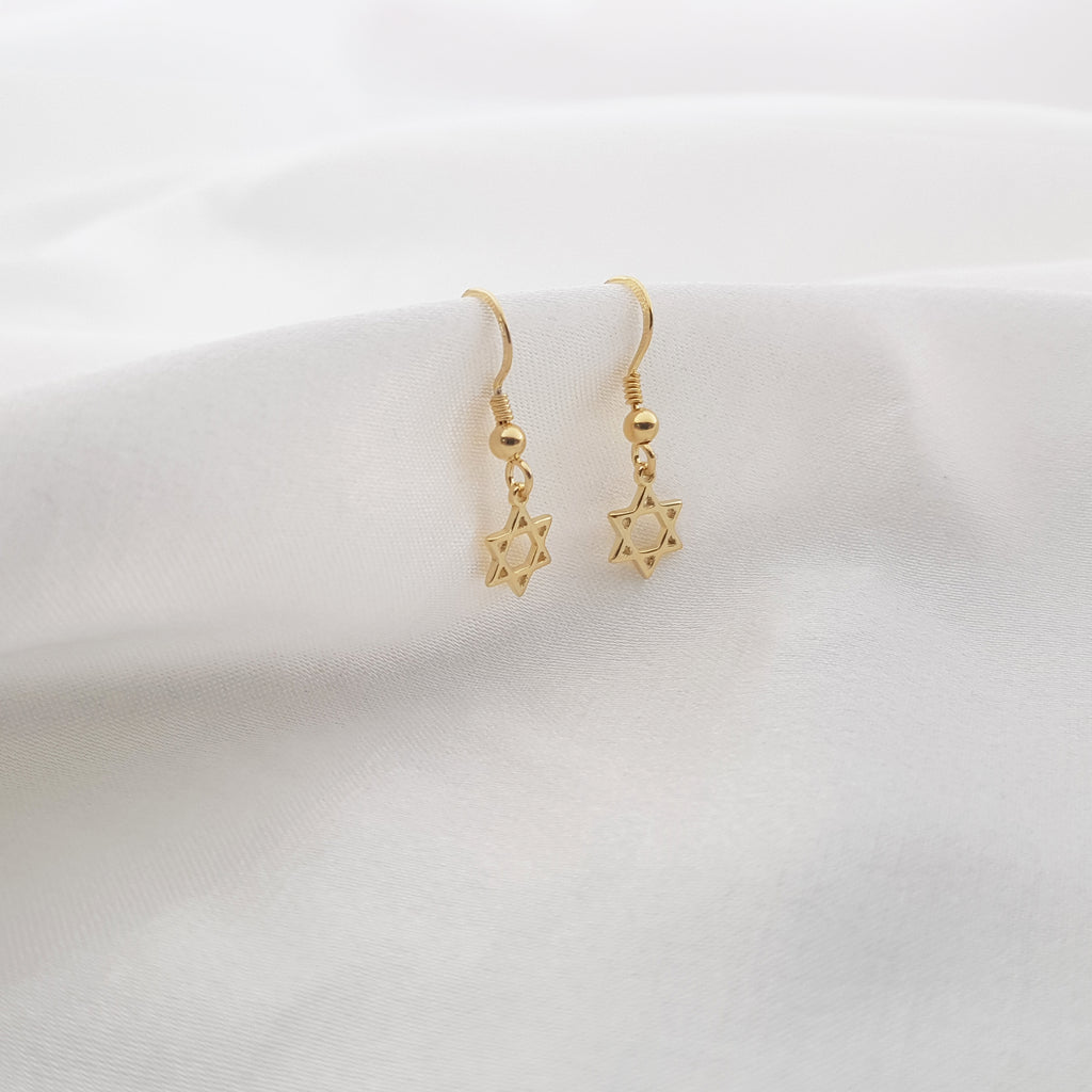 Magen David Dangle Earrings (Pair)