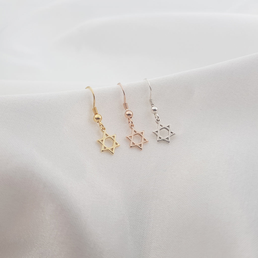 Magen David Dangle Earrings (Pair)