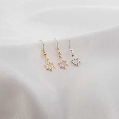 Magen David Dangle Earrings (Pair)