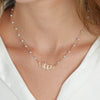Armenian Pearl Name Necklace - Beleco Jewelry