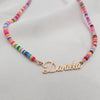 Bead Name Necklace - Beleco Jewelry