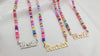 Bead Name Necklace - Beleco Jewelry