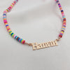 Bead Russian Name Necklace - Beleco Jewelry