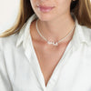 Amharic Full Pearls Name Necklace - Beleco Jewelry