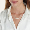 Amharic Paperclip Name Necklace - Beleco Jewelry