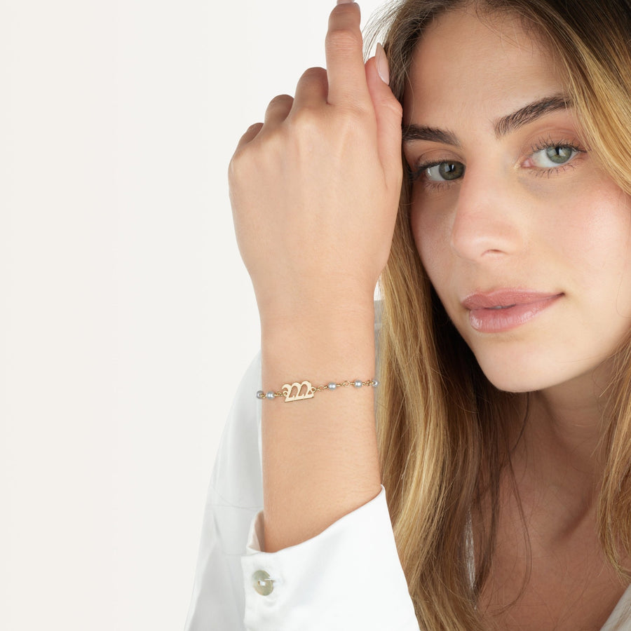 Angel Numbers Pearl Bracelet