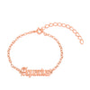 Aquarius Script Bracelet - Beleco Jewelry