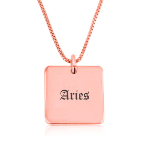 Aries Charm Necklace - Beleco Jewelry